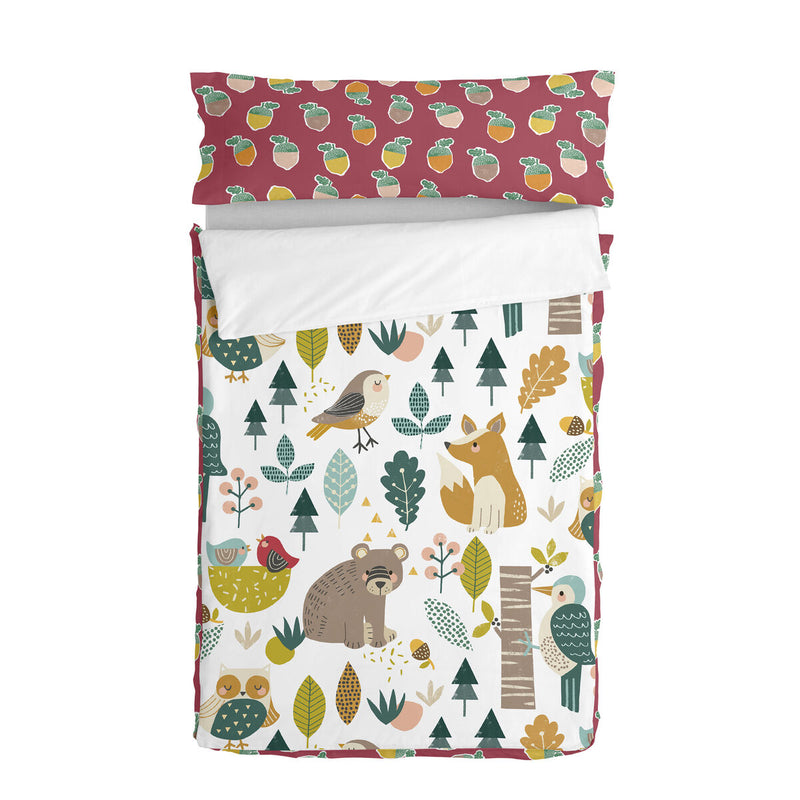Quilted Zipper Bedding HappyFriday Moshi Moshi Harvestwood Multicolour 42 x 20 x 50 cm
