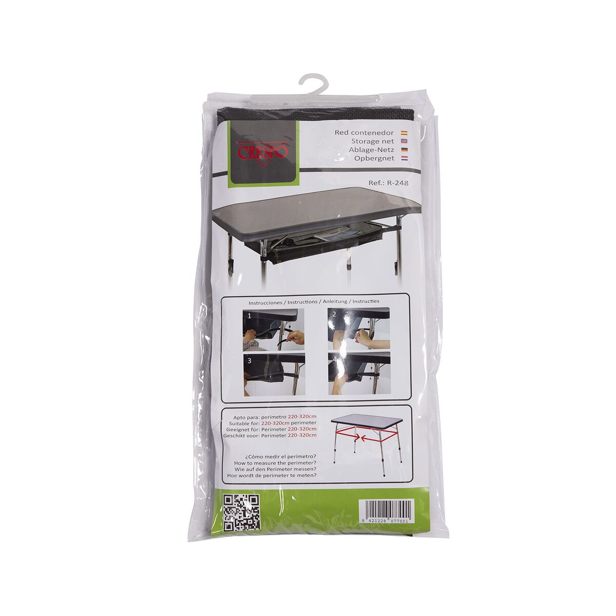 Bigbuy Outdoor Storage Network Black (Refurbished A)