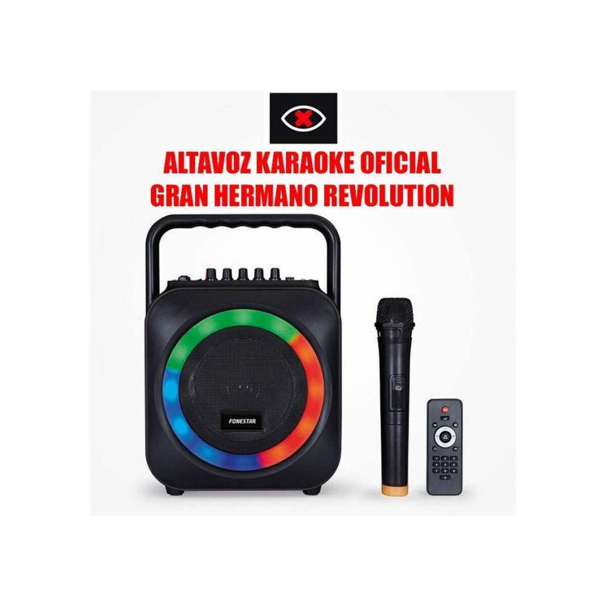 Fonestar Pc Speakers Fonestar Box-35Led Black Amber