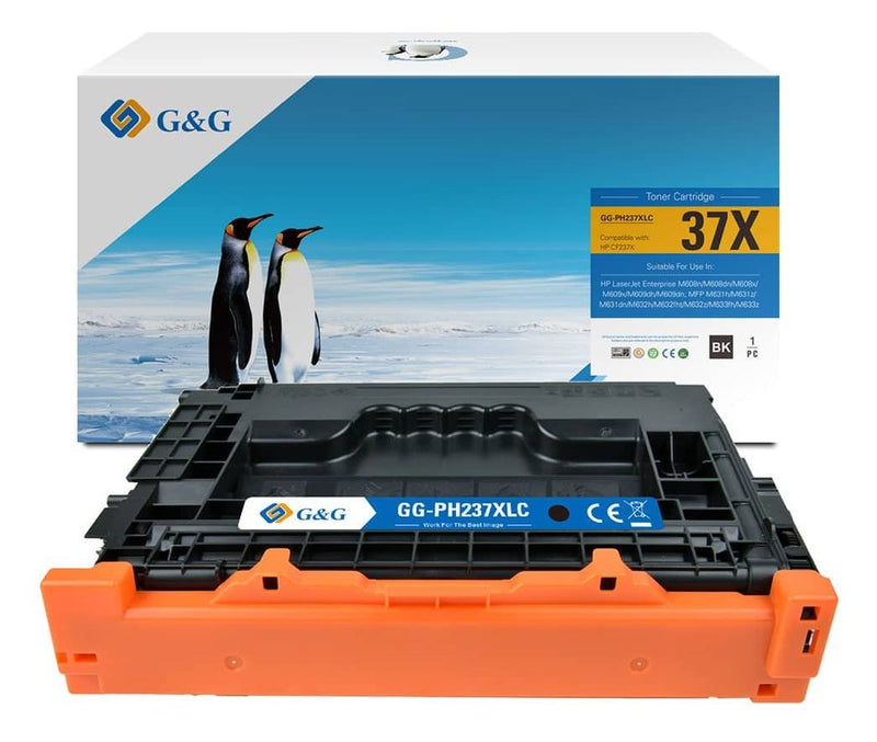 G&g Toner Xl-compatible With HP 37X CF237X
