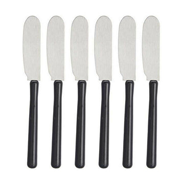 Butter Knife Kinvara Black Silver Plastic 1 x 20 x 13 cm