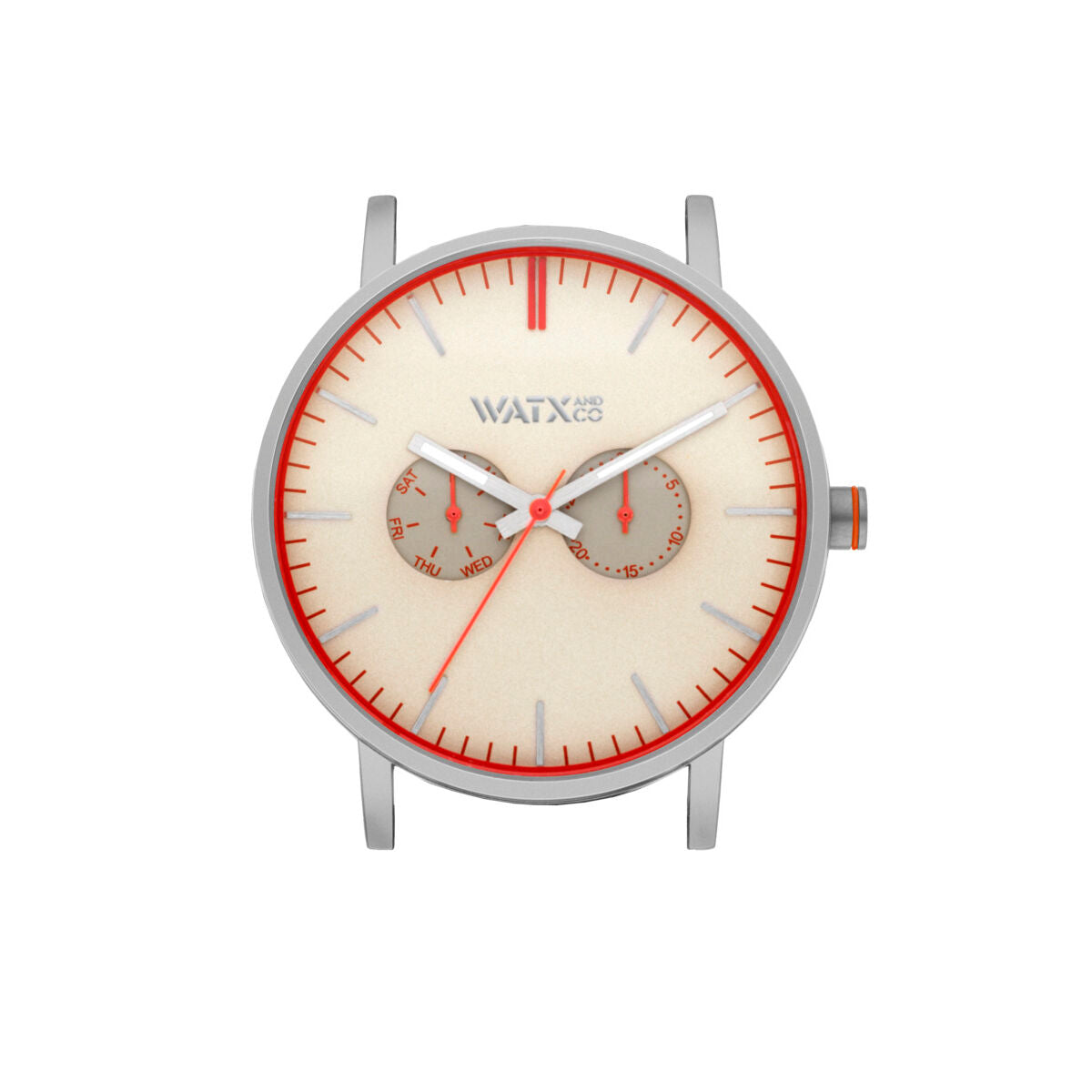 Watx & Colors Unisex Watch Watx & Colors Wxca2711 Golden Silver (Ø 44 Mm)