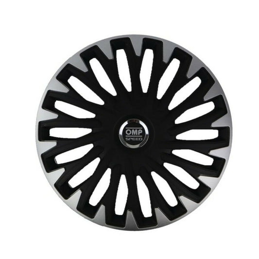 Hubcap OMP OMPS07021412 Black Silver 14" (Refurbished C)
