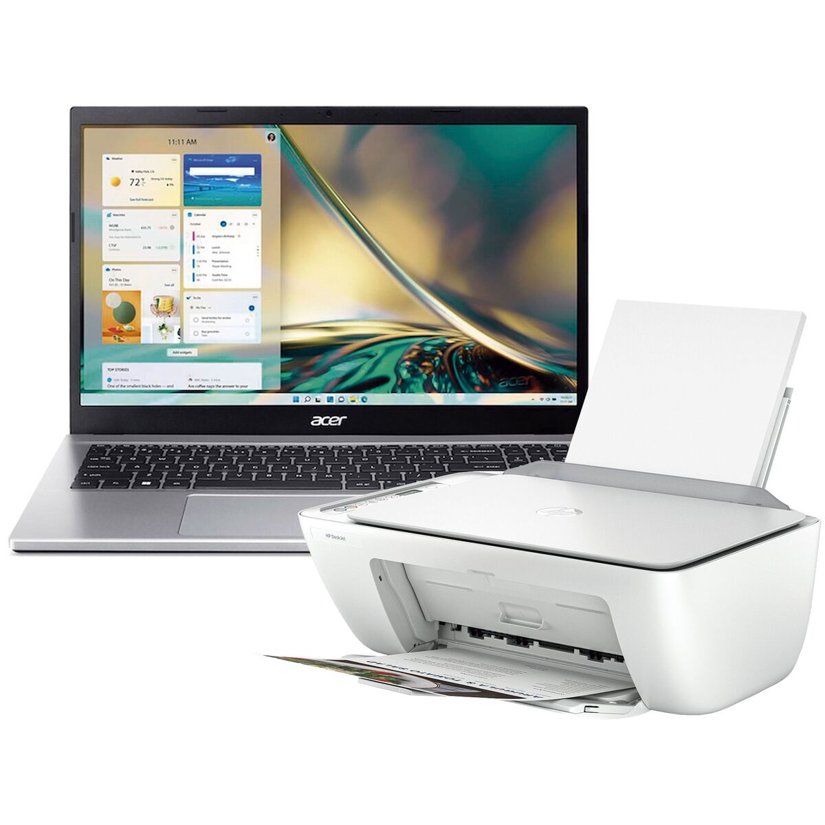 Acer Laptop Acer Aspire 3 I5 1235U 16/512Gb + Hp 2810 15,6" Intel Core I5 Intel Core I5-1235U 16 Gb Ram 512 Gb Ssd