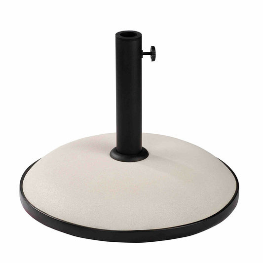Marbueno Round Umbrella Base Cement 45X36 Cm 20Kg White Garden, Pool, Terrace 10451