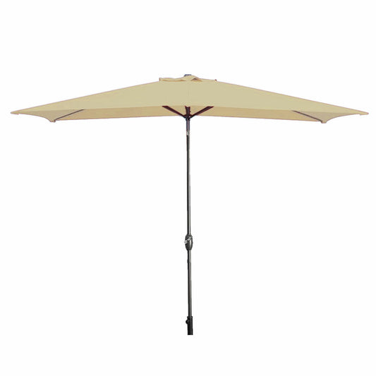 Marbueno Umbrella Steel 8 Ribs 200X300 Cm Brown Garden, Pool, Terrace 10492