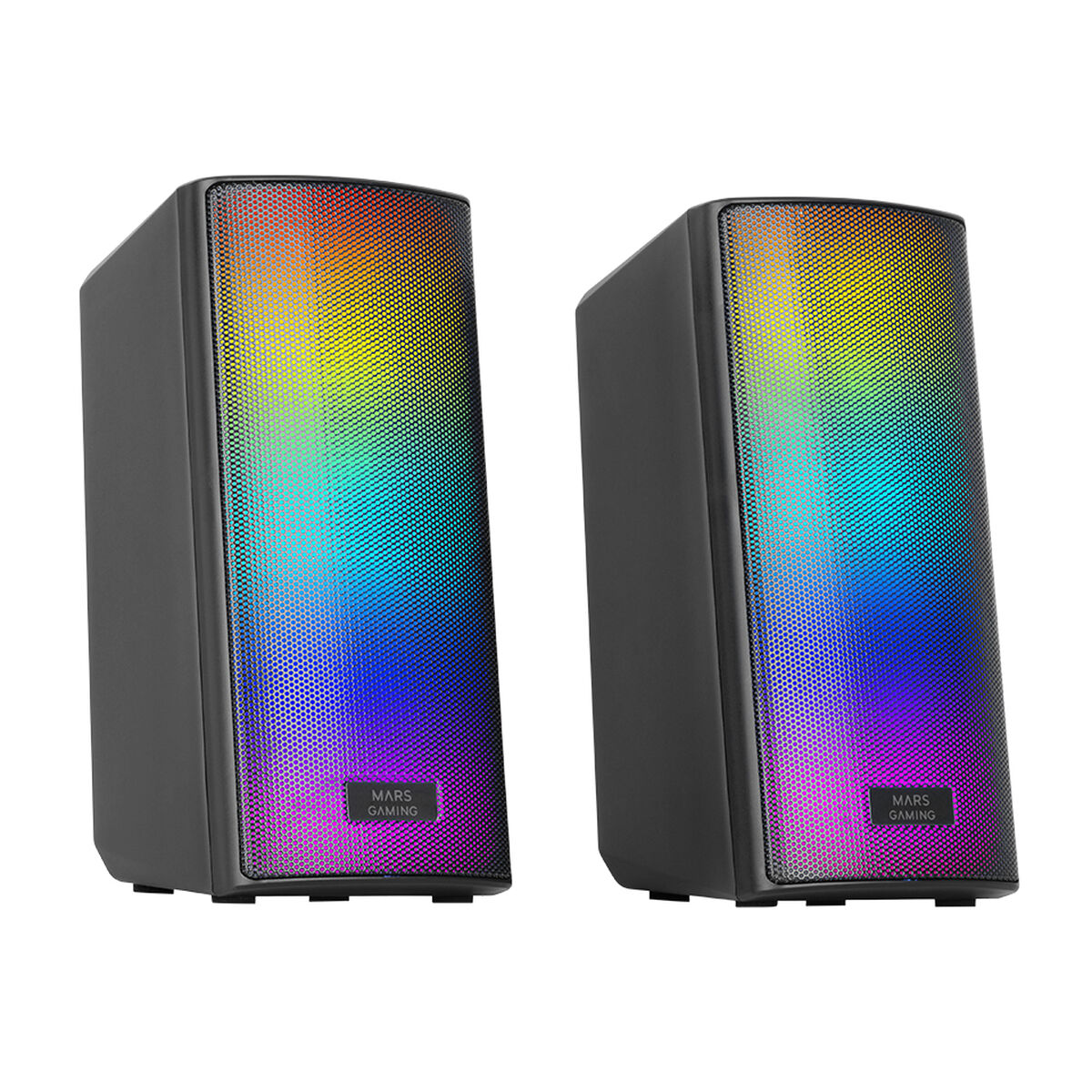 Mars Gaming Pc Speakers Mars Gaming Msrgb2 Black 4 W