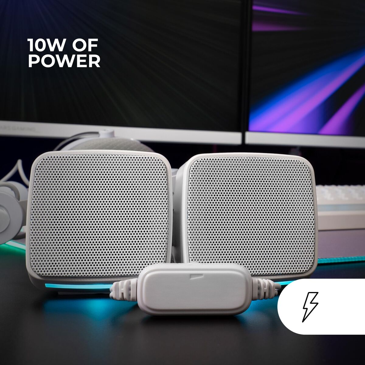 Mars Gaming Pc Speakers Mars Gaming Ms-Pro White 4 W