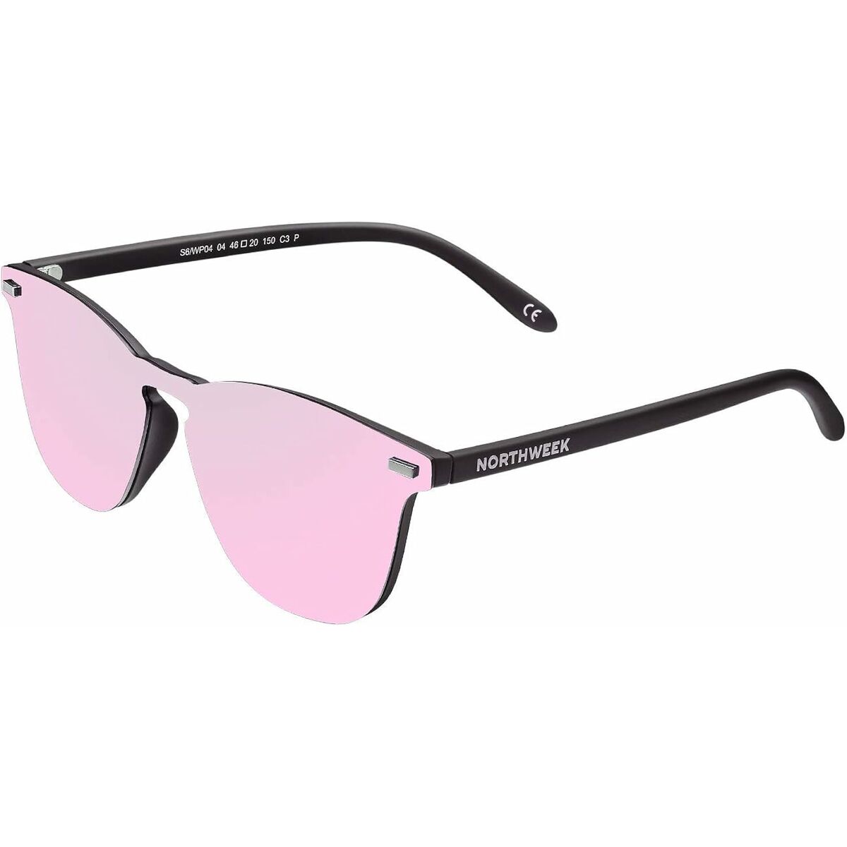 Northweek Unisex Sunglasses Northweek Wall Phantom Black Ø 45 Mm Pink