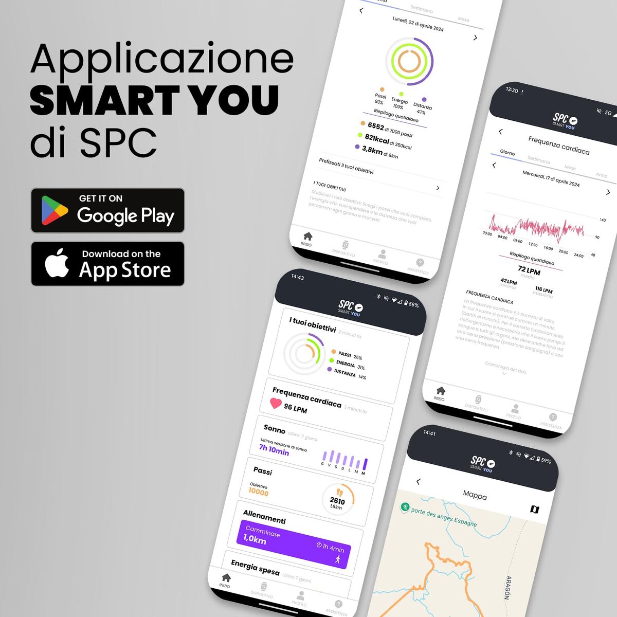 Spc Smartwatch Spc 9653N Black