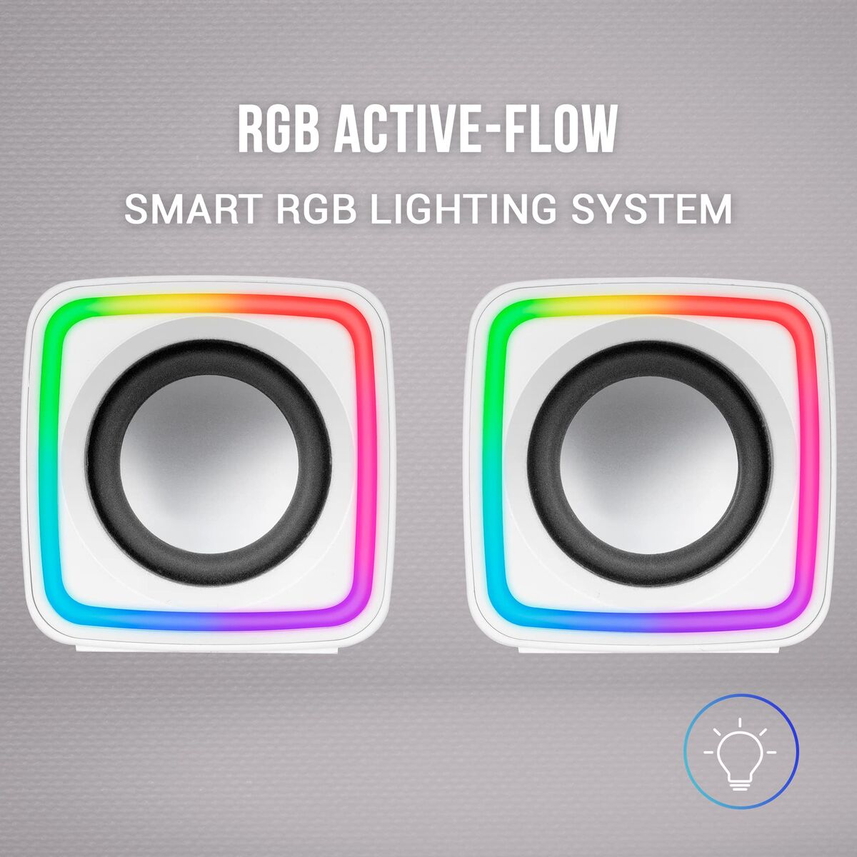 Mars Gaming Pc Speakers Mars Gaming Mscubew White