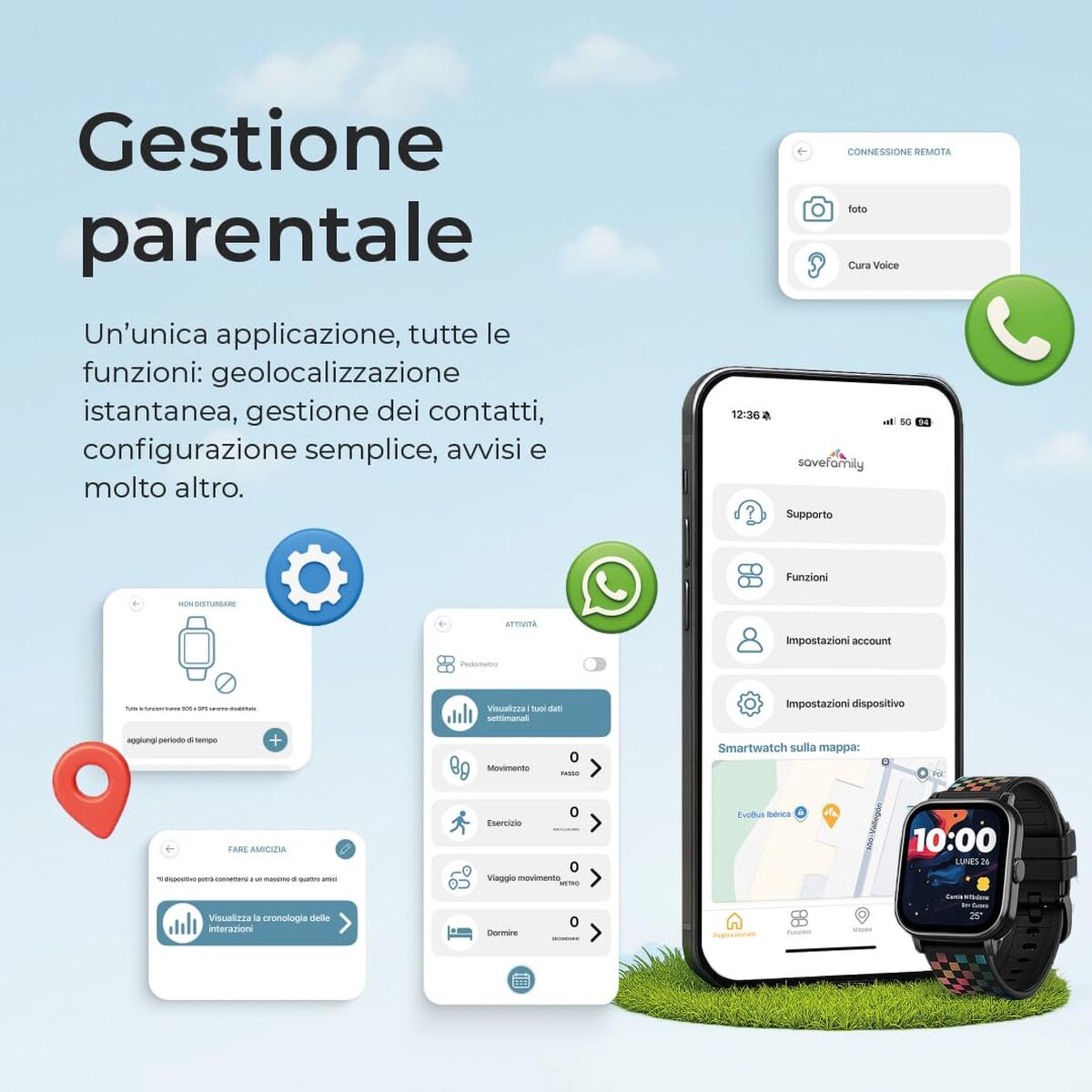 Savefamily Smartwatch Savefamily 40 Mm