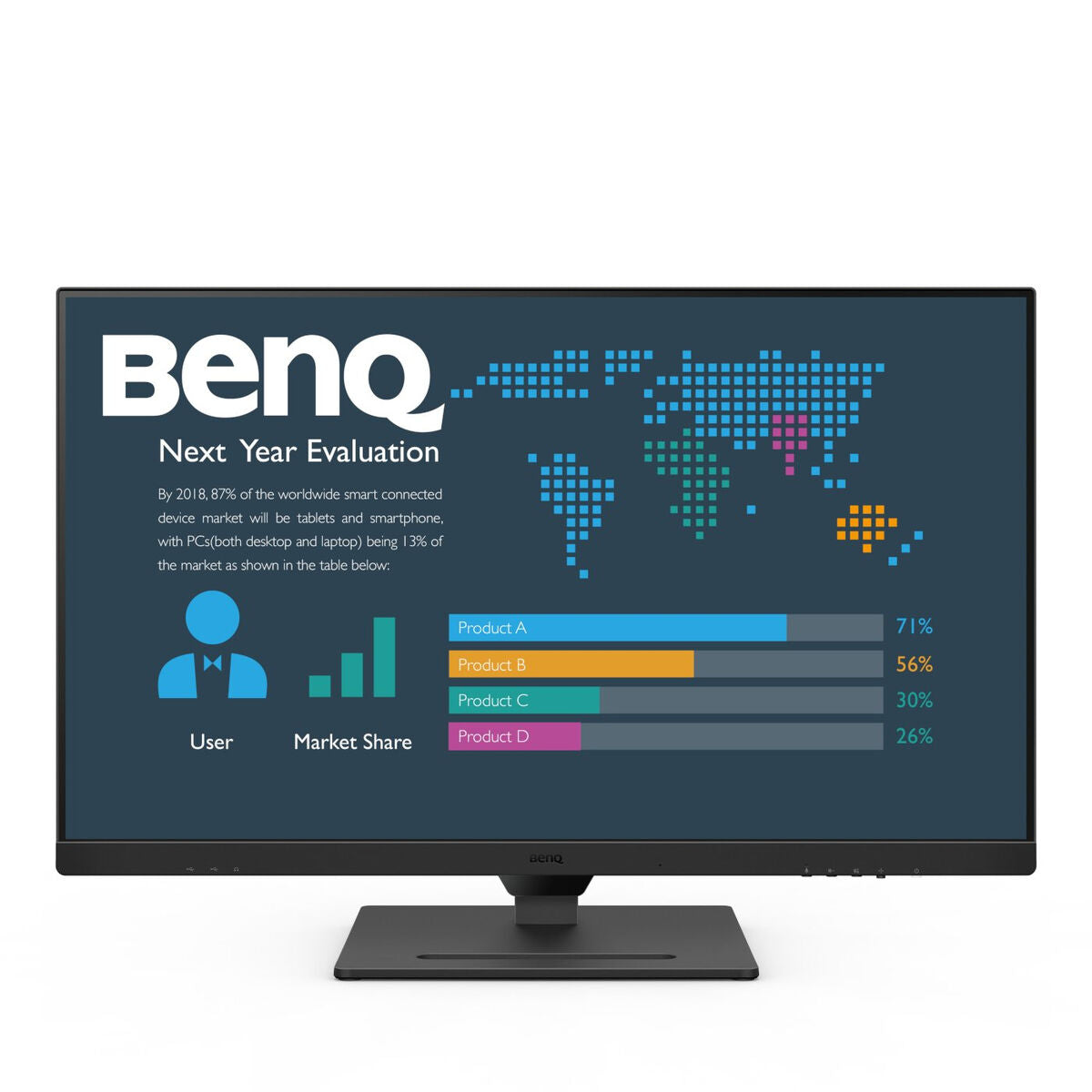 Benq Monitor Benq Bl3290Qt Quad Hd 32" 75 Hz