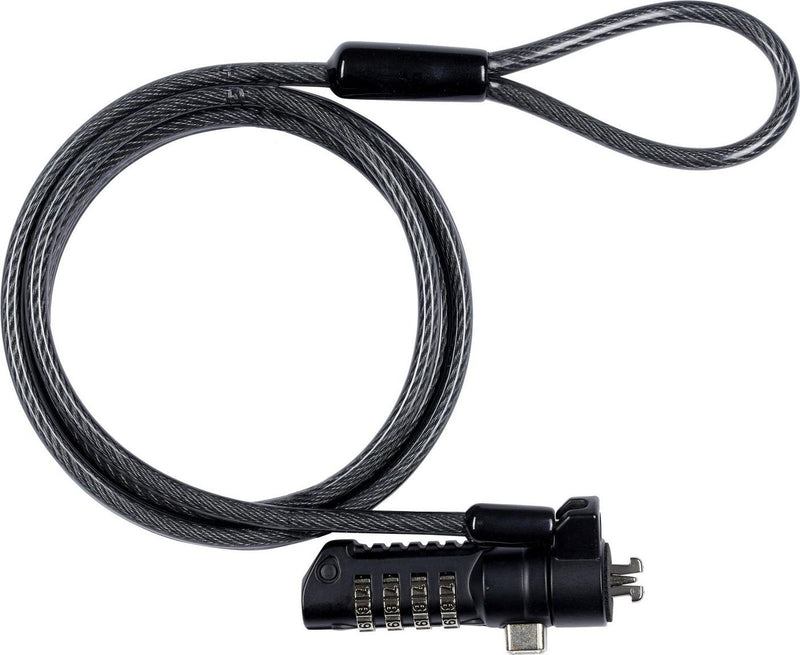 Estuff GLB220102 Cable Antirrobo Black 1,8M