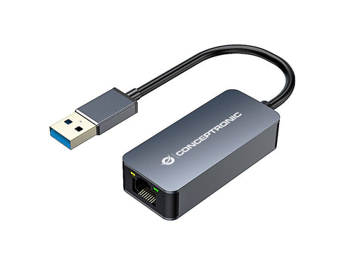 Conceptronic Adapter USB 3.0- RJ45 10 100 1000 2500 0.15M — image 1