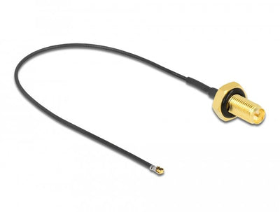 Delock Cable Antenna Rp-sma Female Am Einbau a Mhf 4L Lk Male 1.37 20CM — image 1