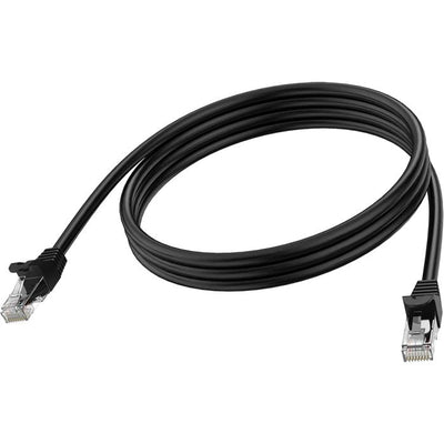 Cable CAT.6 2M RJ45 (m) a RJ45 (m) Par Trenzado Blindado STP CAT.6A 10Gbps 24 Awg With Protector Black — image 1