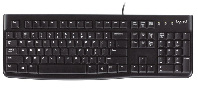 Logitech Keyboard Spanish K120 USB Black 920-002518