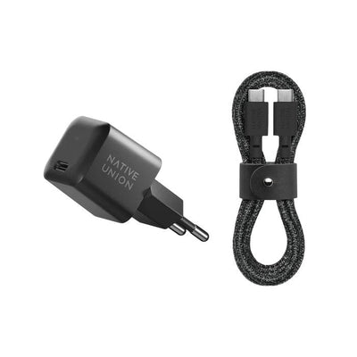 Native Union 30W USB-C Fast GaN Charger Black + USB-C Cable Cos. — image 1