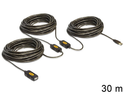 Delock USB Cable 2.0 Extension, Active 30M — image 1
