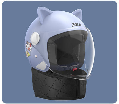 Winter Scarf Electric Bicycle Helmet For Both Male And Female