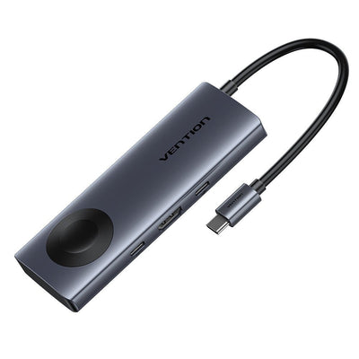 Vention Docking USB Type-c With Charging Wireless Tpmhb 1x HDMI 4K 2x USB 1x USB Type-c 1x USB Type-c Pd Grey — image 1