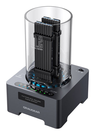 Grisgear DM.2 Klone Mation M.2 NVMe SSD With Fan 20GBIT — image 1