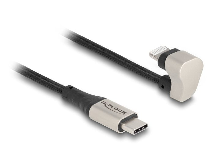 Delock Daten- And Cable Charging USB Type-c a Lightning™ 180° Angular 1M Mfi