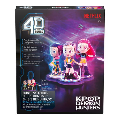Spinmaster 4D Build - K-pop Demon Hunters - Huntr/X Chibis, 6078016 — image 1