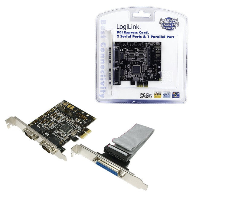 Logilink Card Pci Serie 2X + 1X Parallelo