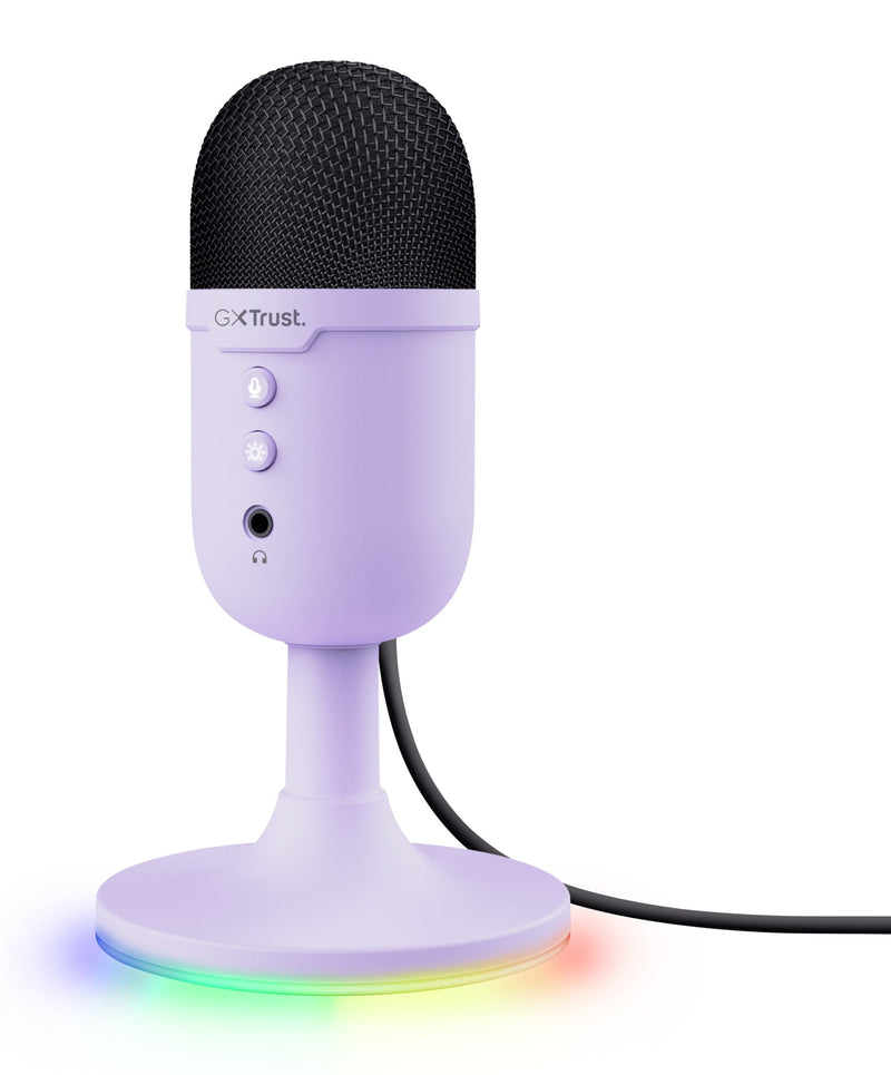 Trust Gxt 234P Yunix Púrpura Microphone Surface Desk