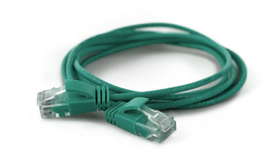 Wantecwire UTP, Cable Extra Thin CAT.6A, D 2,8MM, Green Length 0,10M — image 1
