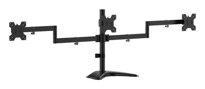 Aisens Desk Mount With Peana Eco Rotating And Tilt 3 Monitores 10KG (3 Pivots 2 Arms 13-27, Black — image 1