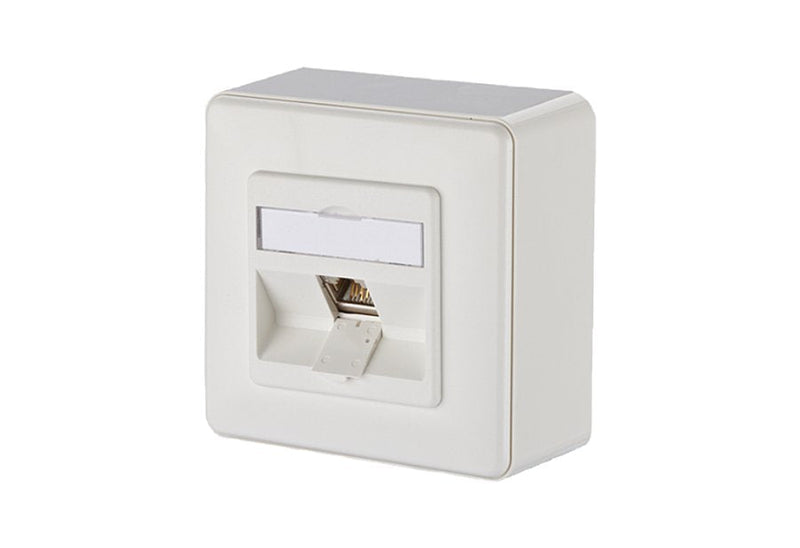 Metz Connect E-dat Módulo 1 Port Ap CAT.6A, White Puro