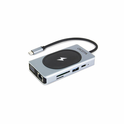 Dicota USB-C 10-IN-1 Charging Hub 4K Pd 100W Silver — image 1