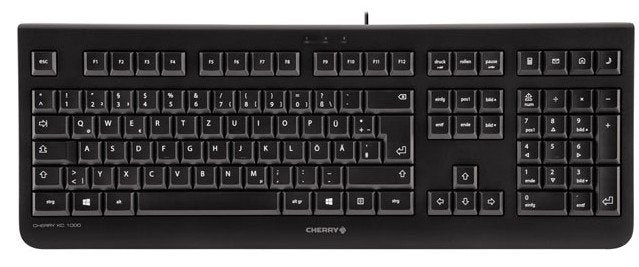 Cherry Teclado Suizo Kc 1000 USB Negro