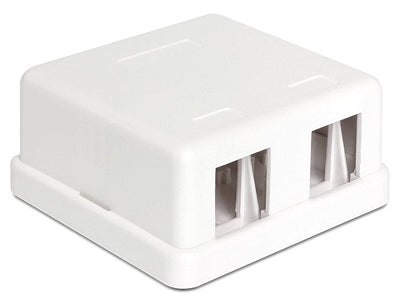 Delock Box Keystone Montada Surface 2 Ports — image 1