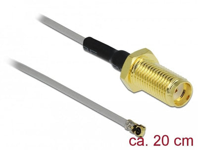 Delock Cable Antenna Sma Female Installation a Mhf® 4L Male 1.37 20CM — image 1
