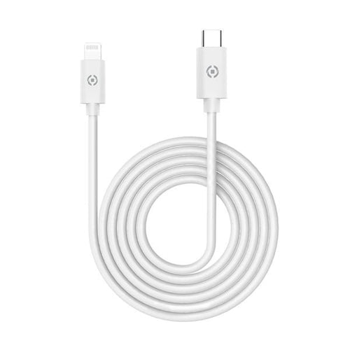 Celly Cable USB-C Male a Lightning Male 1M White — image 1