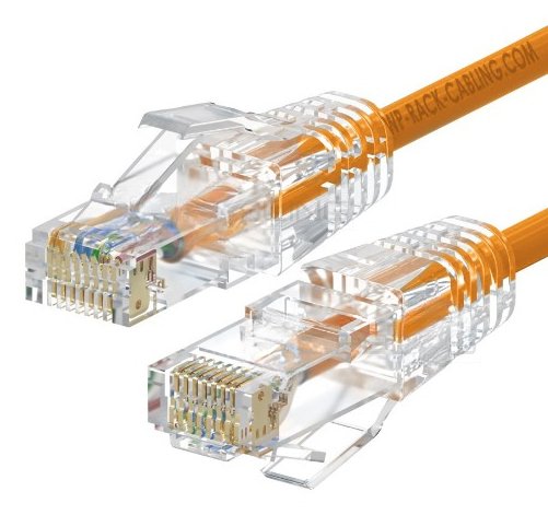 Wp WPC-PAT-6AU005O-S Network Cable Orange Transparent 0,5M CAT.6A U/UTP (UTP)