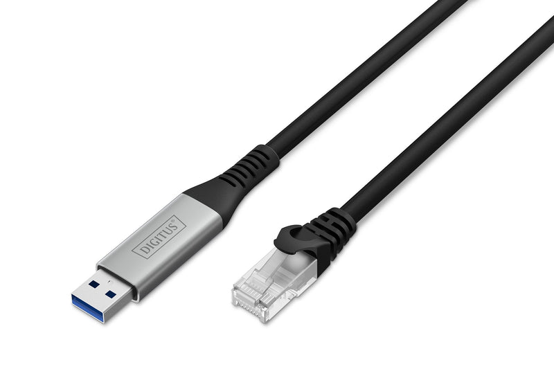 USB Cable -a - RJ45 CAT.6A S/FTP, 1 Gbit/S, 10M USB 3.2 GEN1, Cover Lszh