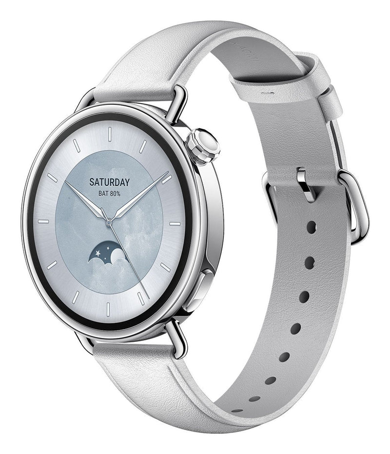 Xiaomi Watch S4 41MM Leather Strap, White