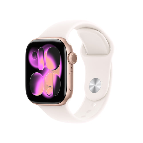Apple Watch S11 Aluminium Cellular 42MM Rosegold (sportarmband Blassrosa) S M — image 1