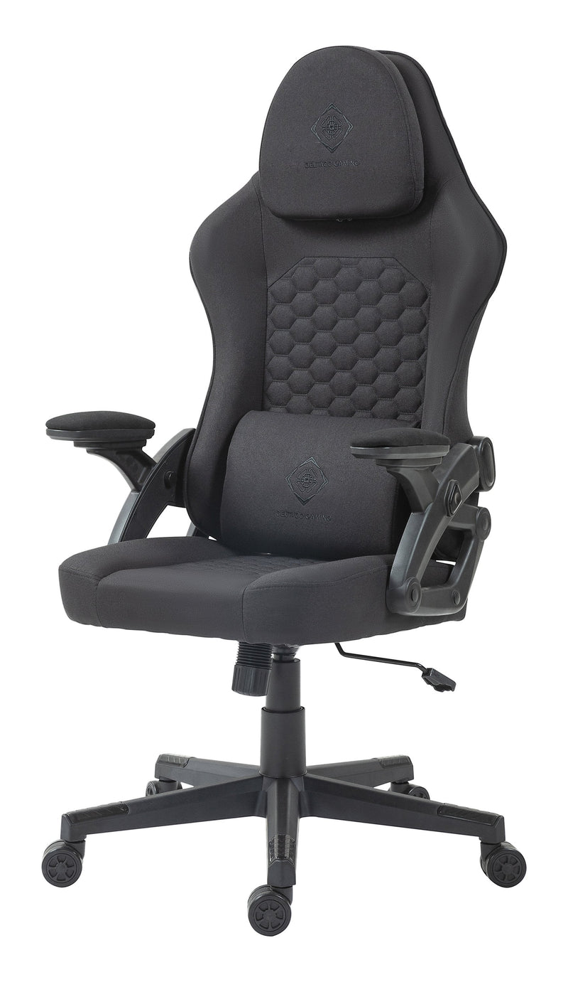 Deltaco DC130 Gamingstuhl Soft Woven Mesh, Black