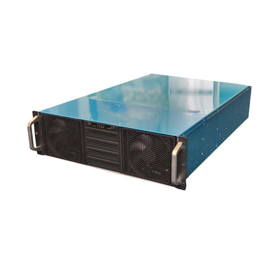 Realpower PC Case 48,3CM RPS19-G3380 3U 19 Without Power Black — image 1