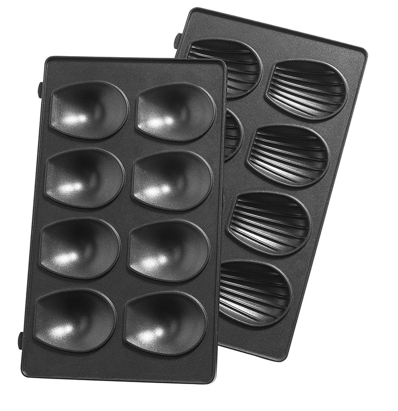Tefal XA801512 Plates Madeleine, Black