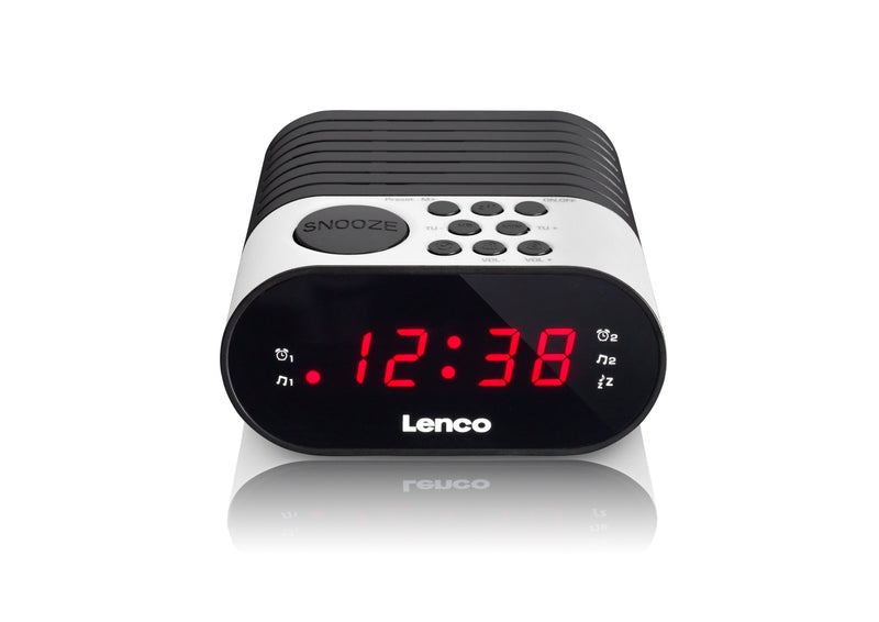 Lenco CR-07 Radio Watch Black White