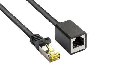 Good Connections Cable Redverl. M. CAT.7 Rk Black 0,5M — image 1