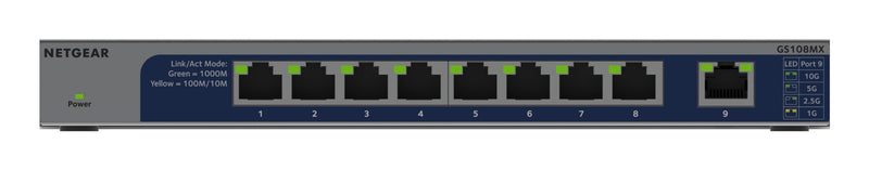 NETGEAR GS108MX-100EUS Switch No Administrado L2 Gigabit Ethernet (10/100/1000) Assembly Wall/Desk