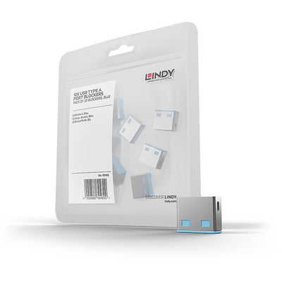 Lindy 40462 Bloqueador Port USB Type a Blue Acrilonitrilo Butadieno Estireno (abs) 10 Pieces — image 1